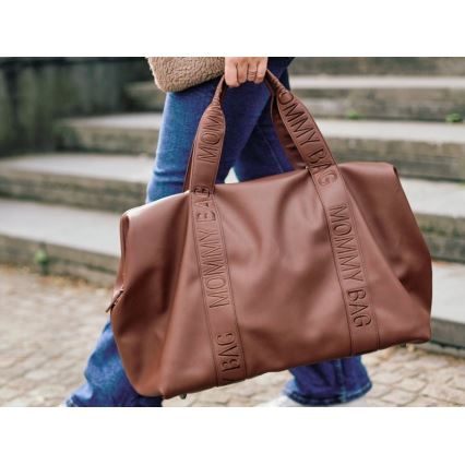 Childhome - Přebalovací taška MOMMY BAG LEATHER hnědá