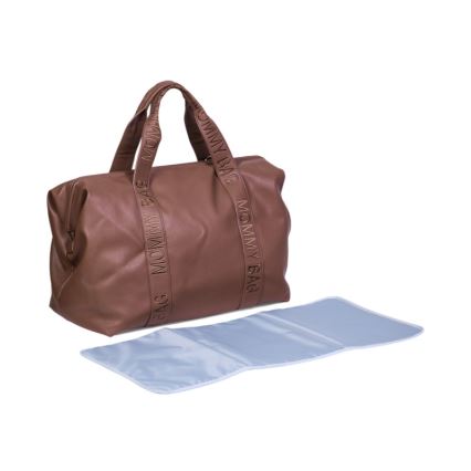 Childhome - Přebalovací taška MOMMY BAG LEATHER hnědá