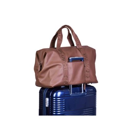 Childhome - Přebalovací taška MOMMY BAG LEATHER hnědá