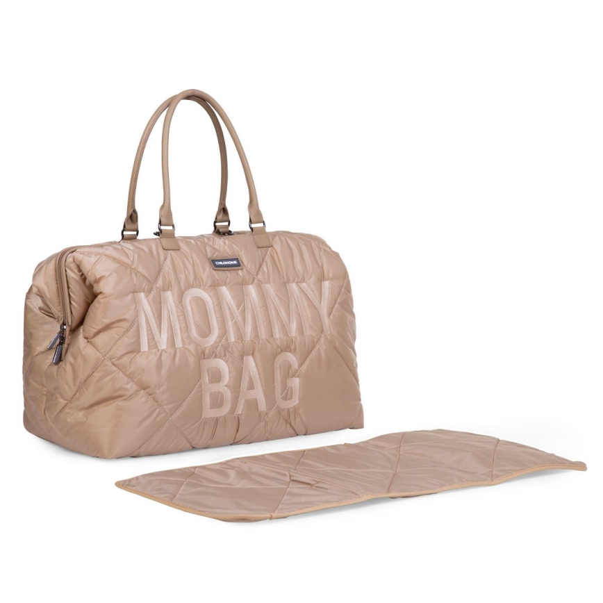 Childhome - Přebalovací taška MOMMY BAG PUFFERED béžová