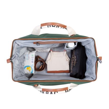 Childhome - Přebalovací taška MOMMY BAG zelená