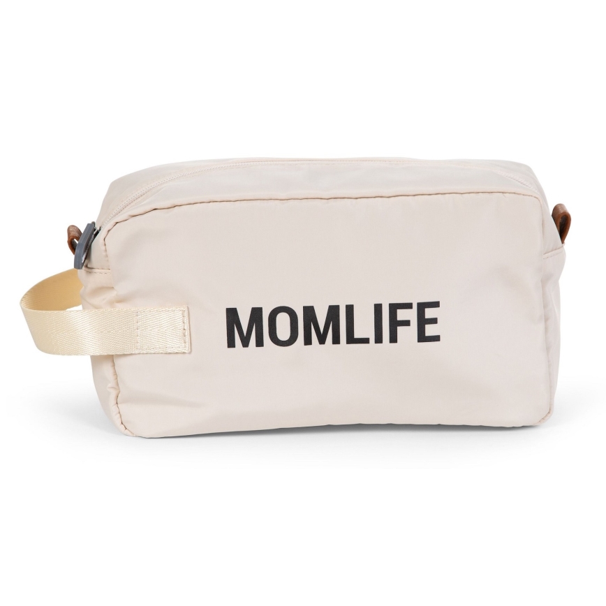 Childhome - Toaletní taška MOMLIFE krémová