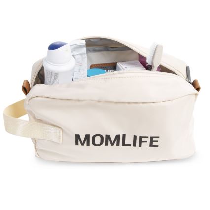 Childhome - Toaletní taška MOMLIFE krémová