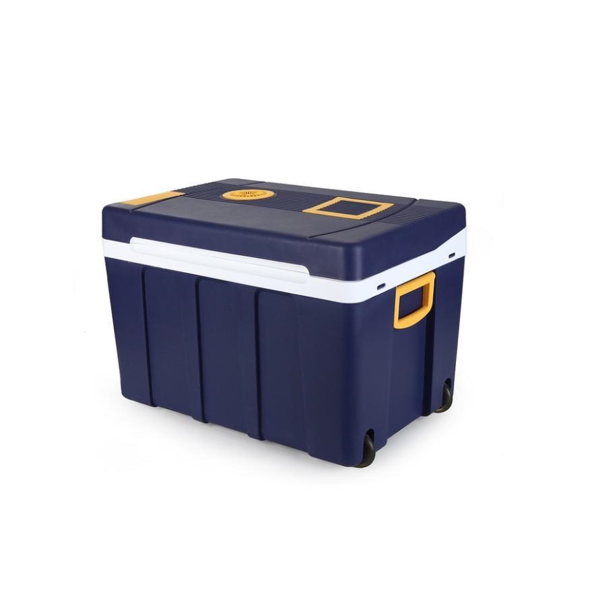 Chladící box pojízdný 60W/230/12V 50 l modrá/žlutá