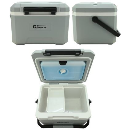 Chladící box s chladící vložkou 5 l šedá