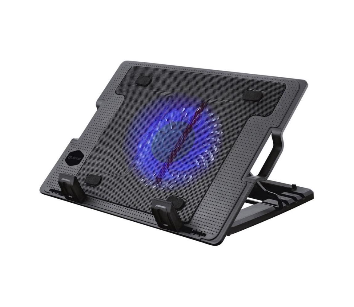 Platinet Chladící podložka pro notebook 1x ventilátor 2xUSB černá PL0287