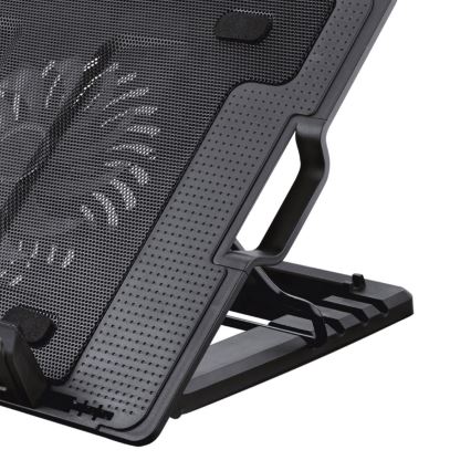 Chladící podložka pro notebook 1x ventilátor 2xUSB černá