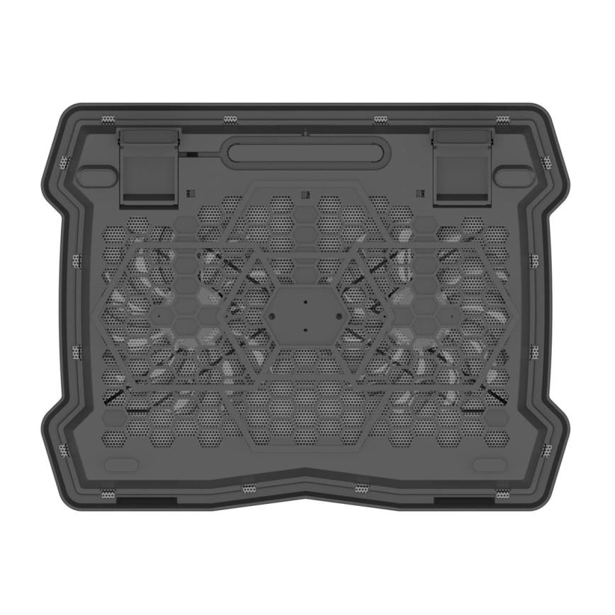 Chladící podložka pro notebook 2x ventilátor 2xUSB černá