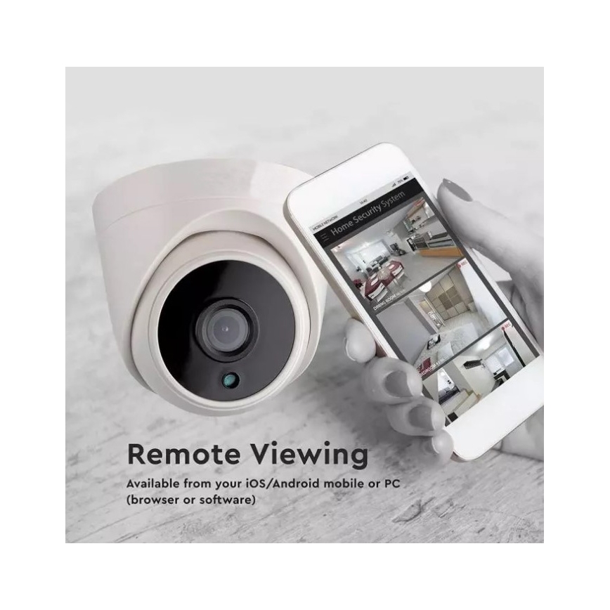 Chytrá bezpečnostní kamera LED/3W/12V 1080p