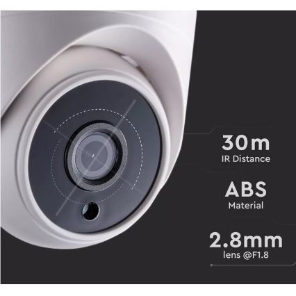 Chytrá bezpečnostní kamera LED/3W/12V 1080p