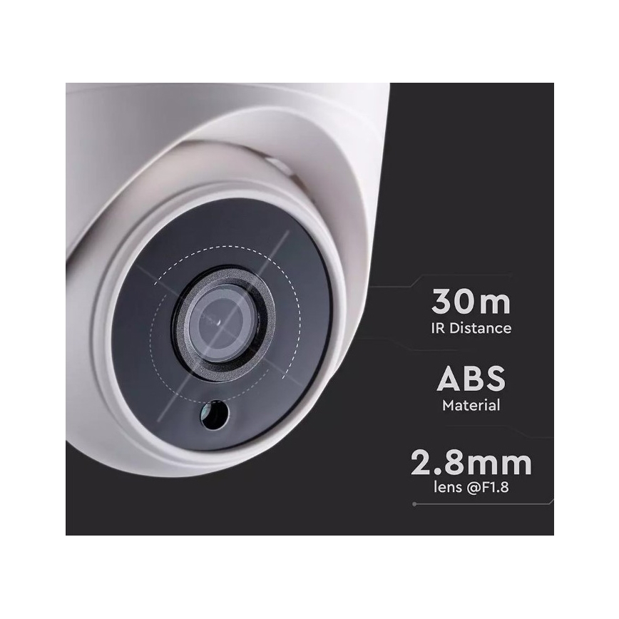 Chytrá bezpečnostní kamera LED/3W/12V 1080p