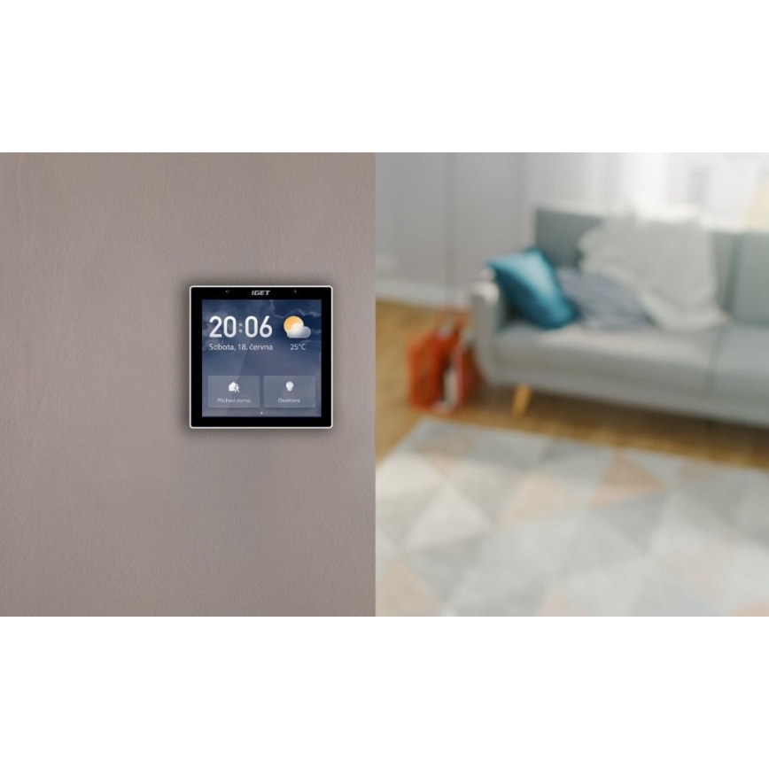 Chytrá brána s dotykovým displejem GW6 Wi-Fi Zigbee Bluetooth
