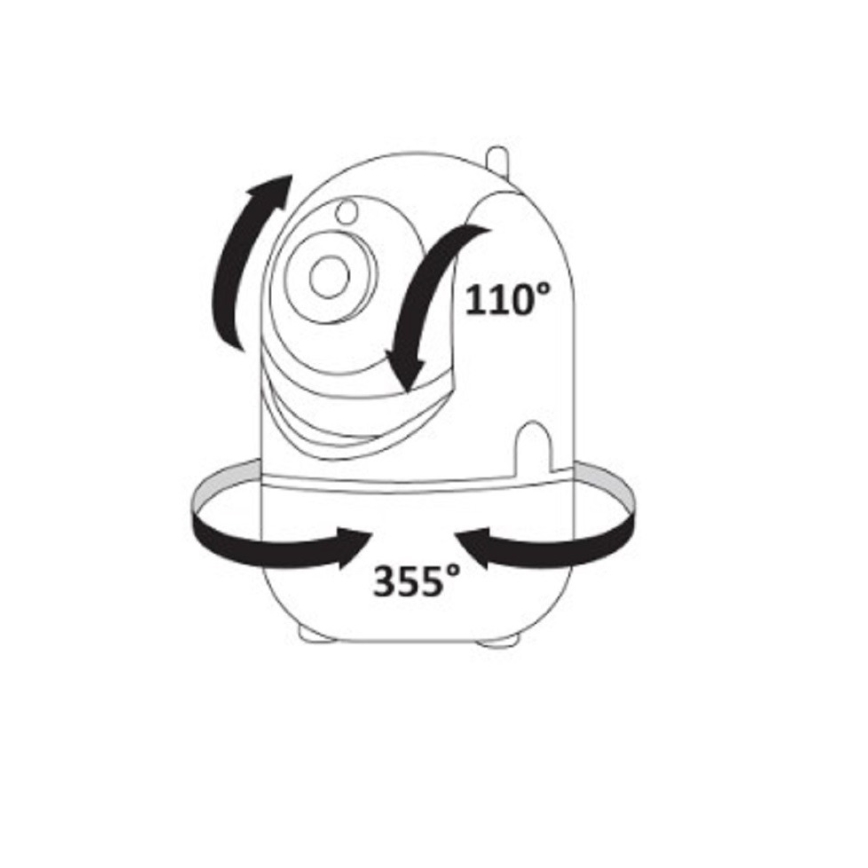 Chytrá kamera COSMO LED/230V/Wi-Fi Tuya