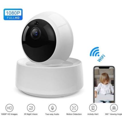 Chytrá kamera LED/5V/FULL HD 1080P Wi-Fi