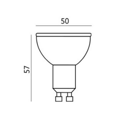 Chytrá LED RGB stmívatelná žárovka GU10/5W/230V 2700-6500K Wi-Fi Tuya