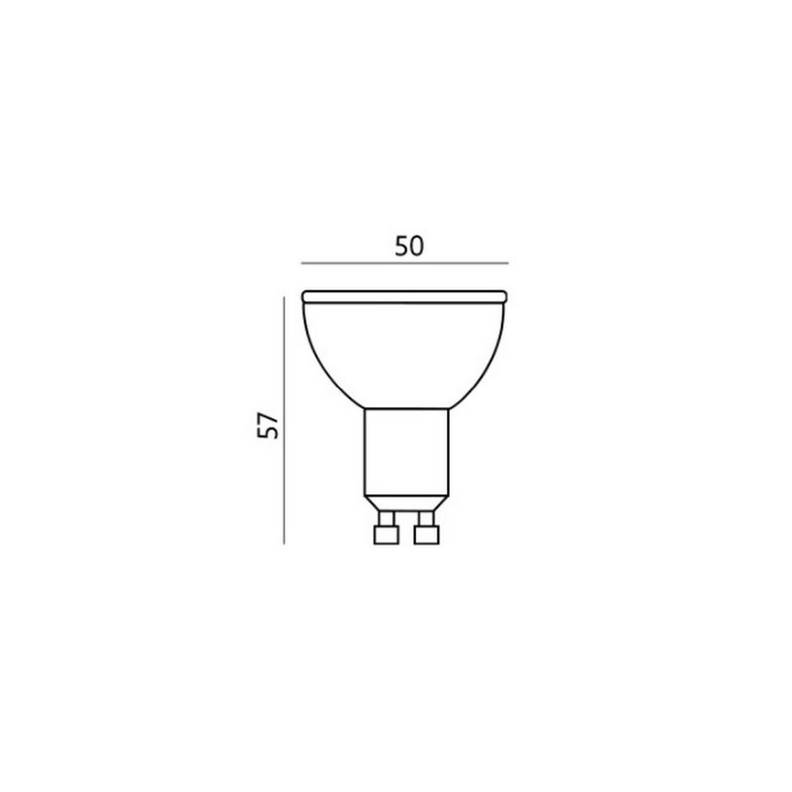 Chytrá LED RGB stmívatelná žárovka GU10/5W/230V 2700-6500K Wi-Fi Tuya