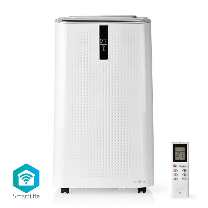 Chytrá mobilní klimatizace 3v1 včetně kompletního příslušenství 1010W/230V 9000 BTU Wi-Fi + dálkové ovládání