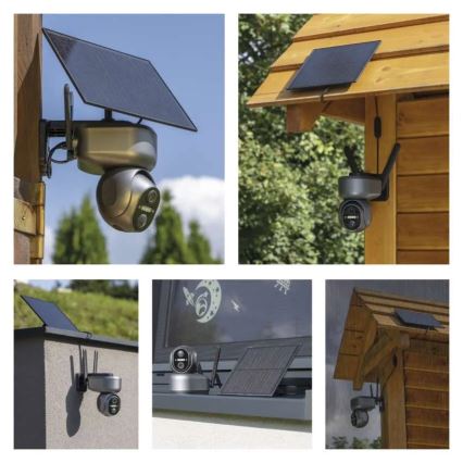 Chytrá solární kamera se senzorem GoSmart 4G/LTE 10400 mAh 5V IP65 Tuya