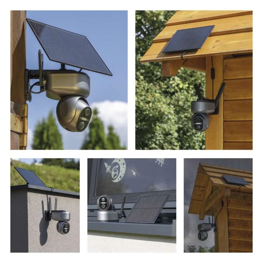 Chytrá solární kamera se senzorem GoSmart 4G/LTE 10400 mAh 5V IP65 Tuya