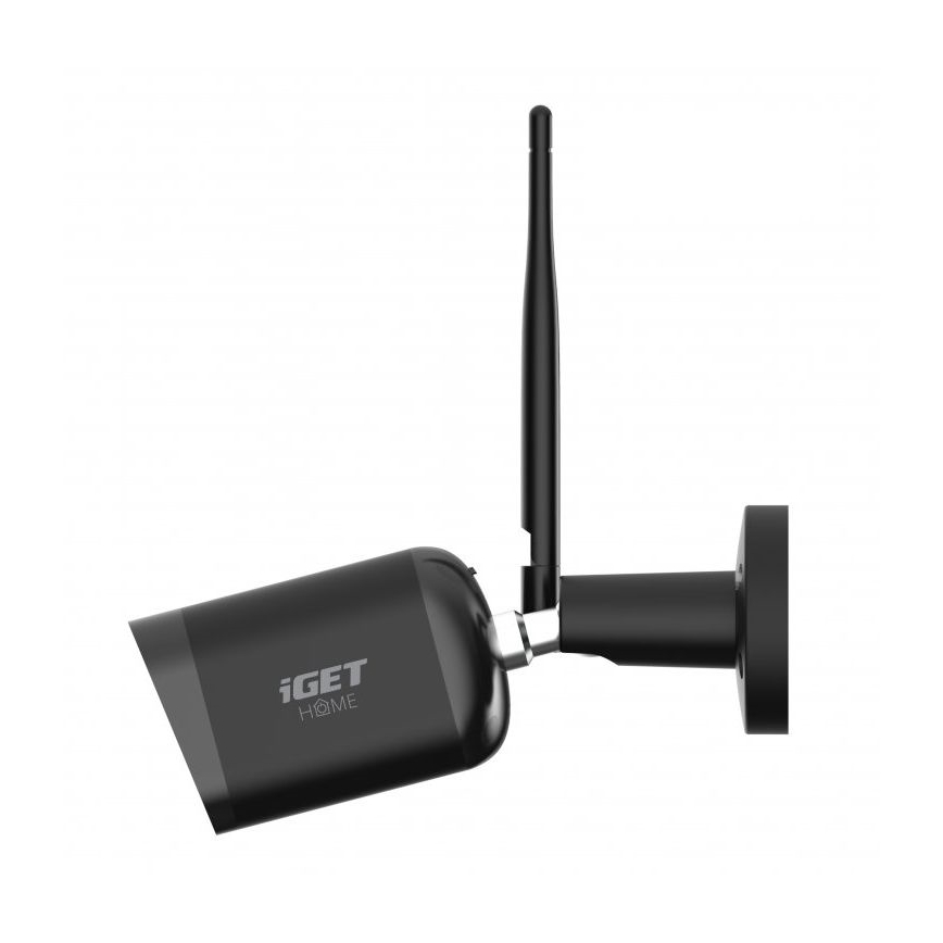 Chytrá venkovní kamera se senzorem Full HD 1080p 12V IP65 Wi-Fi Tuya černá