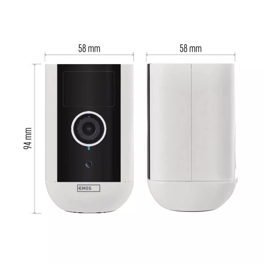 Chytrá venkovní kamera se senzorem pohybu GoSmart 5V 9600mAh IP65 Wi-Fi Tuya