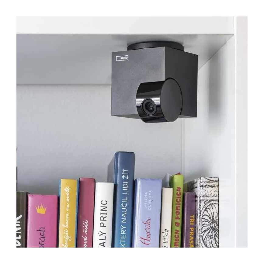 Chytrá vnitřní otočná kamera se senzorem pohybu GoSmart 5V Wi-Fi Tuya černá