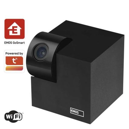 Chytrá vnitřní otočná kamera se senzorem pohybu GoSmart 5V Wi-Fi Tuya černá