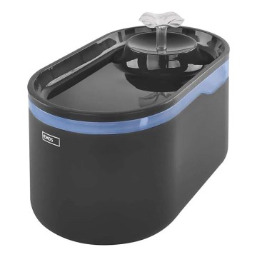 Chytrá vodní fontána pro domácí mazlíčky 2,6 l/5V šedá Wi-Fi