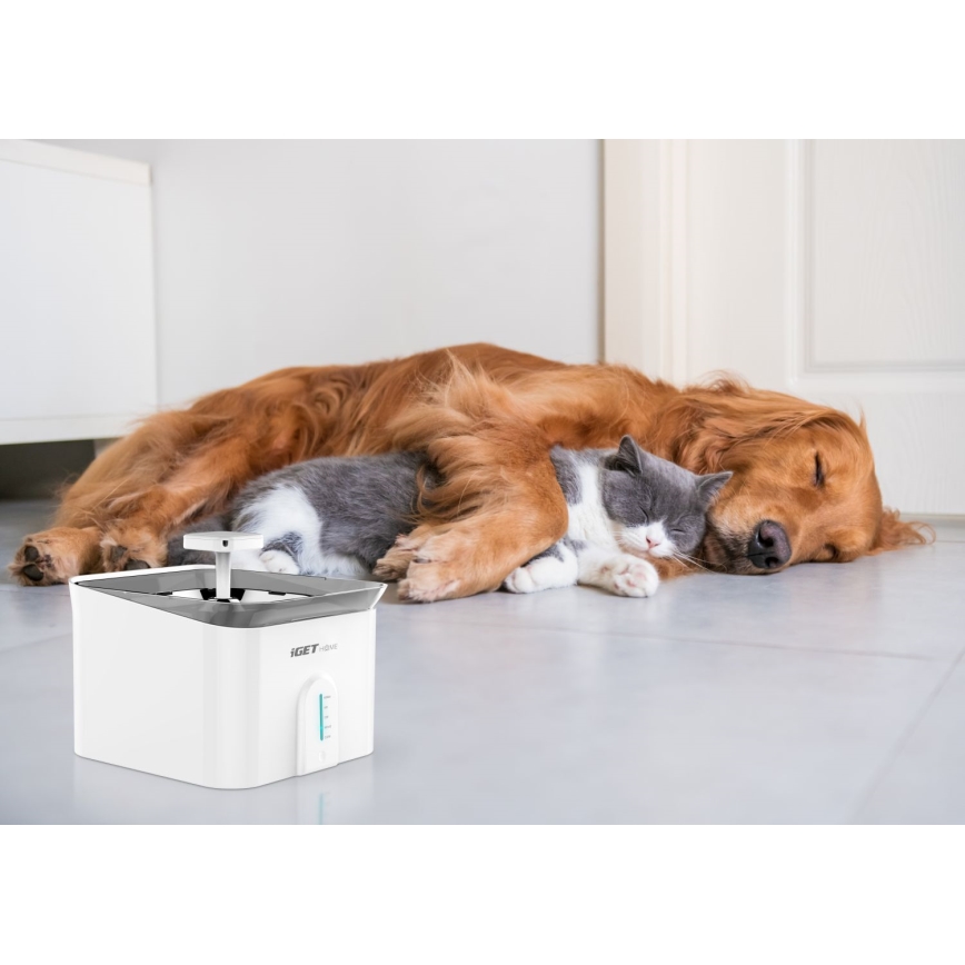 Chytrá vodní fontána pro domácí mazlíčky 3,5l 230V Wi-Fi