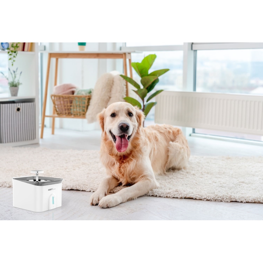 Chytrá vodní fontána pro domácí mazlíčky 3,5l 230V WiFi