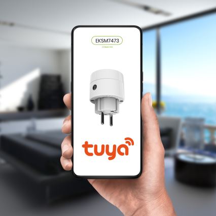 Chytrá zásuvka 2300W/230V/10A Wi-Fi Tuya