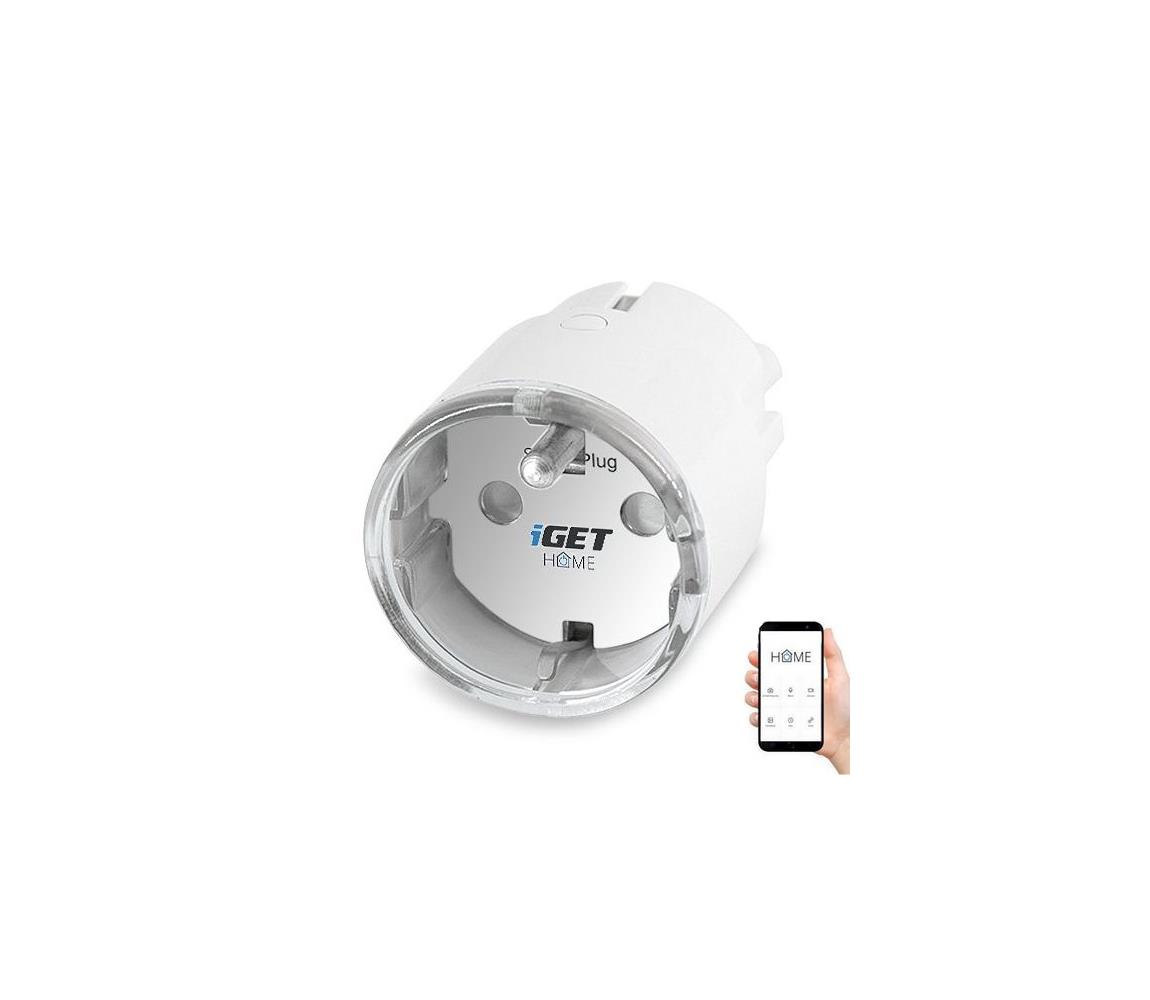 iGET Chytrá zásuvka s měřením spotřeby 3680W/230V Wi-Fi IK0034