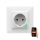 Chytrá zásuvka SMART 3680W/230V/16A Wi-Fi Tuya SCHUKO