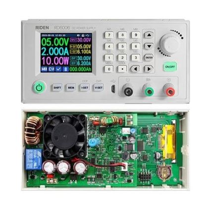 Chytrý laboratorní zdroj 0–60V/0–10A Wi-Fi