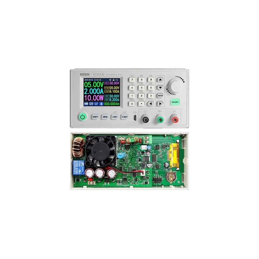 Chytrý laboratorní zdroj 0–60V/0–10A Wi-Fi
