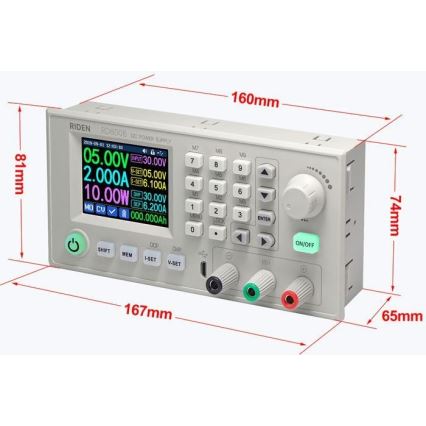 Chytrý laboratorní zdroj 0–60V/0–10A Wi-Fi