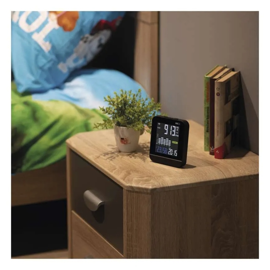 Chytrý monitor kvality ovzduší GOSMART 5V Wi-Fi