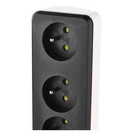 Chytrý prodlužovací kabel s vypínačem GoSmart 4Z + 1xUSB-A + 1xUSB-C 2 m Wi-Fi Tuya
