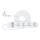 Chytrý prodlužovací kabel s vypínačem 4Z Typ E + 2x USB-A + 1x USB-C 1,5m Wi-Fi Tuya bílá