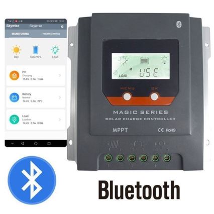Chytrý regulátor solárního nabíjení MPPT 12-24V/20A IP32