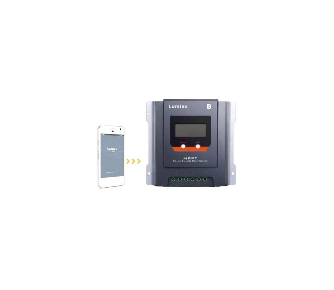 Hadex Chytrý regulátor solárního nabíjení MPPT 12-24V/30A IP32 HD0424