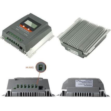 Chytrý regulátor solárního nabíjení MPPT 12-24V/30A IP32