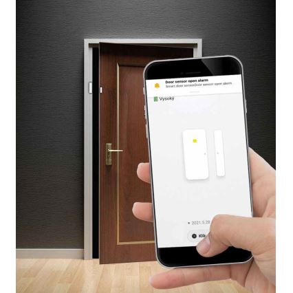 Chytrý senzor oken a dveří 2xAAA Wi-fi Tuya