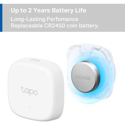 Chytrý senzor pro měření teploty a vlhkosti 1xCR2450