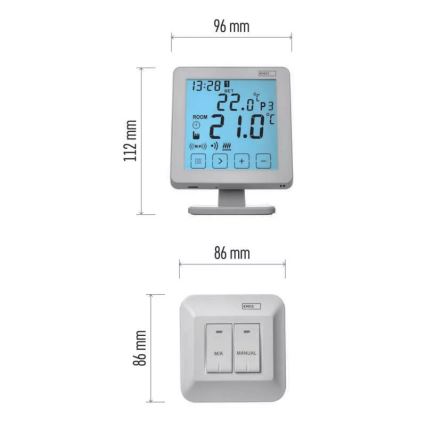 Chytrý termostat 230V Wi-Fi