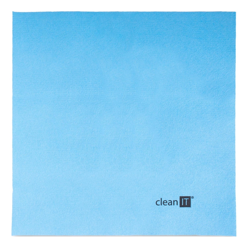 CLEAN IT CL-710 - Čisticí utěrka z mikrovlákna 19x19 cm modrá