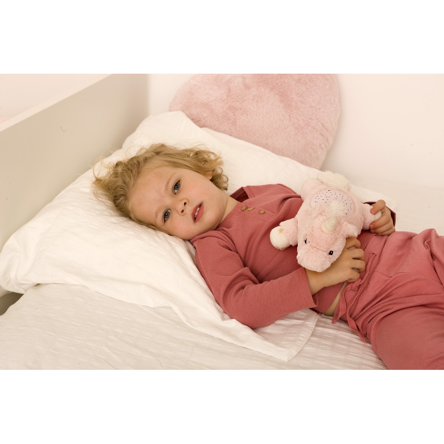 Cloud B - Usínáček s projektorem 2xAAA jednorožec