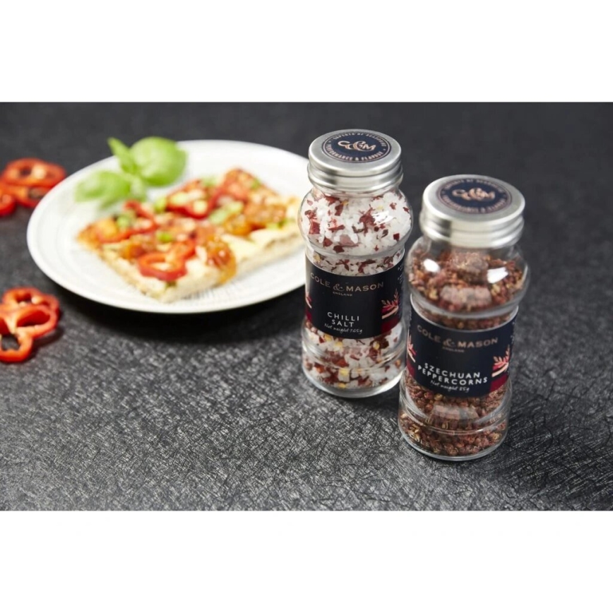 Cole&Mason - Dárková sada Aromatic chilli soli a sečuánského pepře