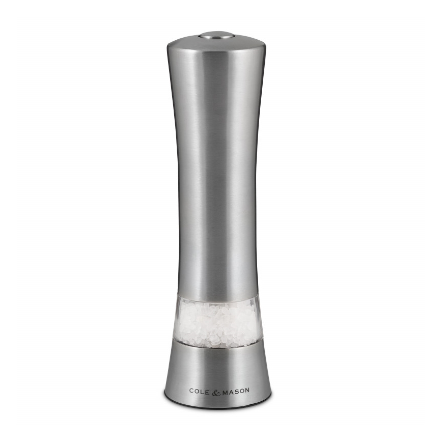 Cole&Mason - Elektrický mlýnek na sůl nebo pepř WITNEY CLASSIC 6xAAA 20,6 cm