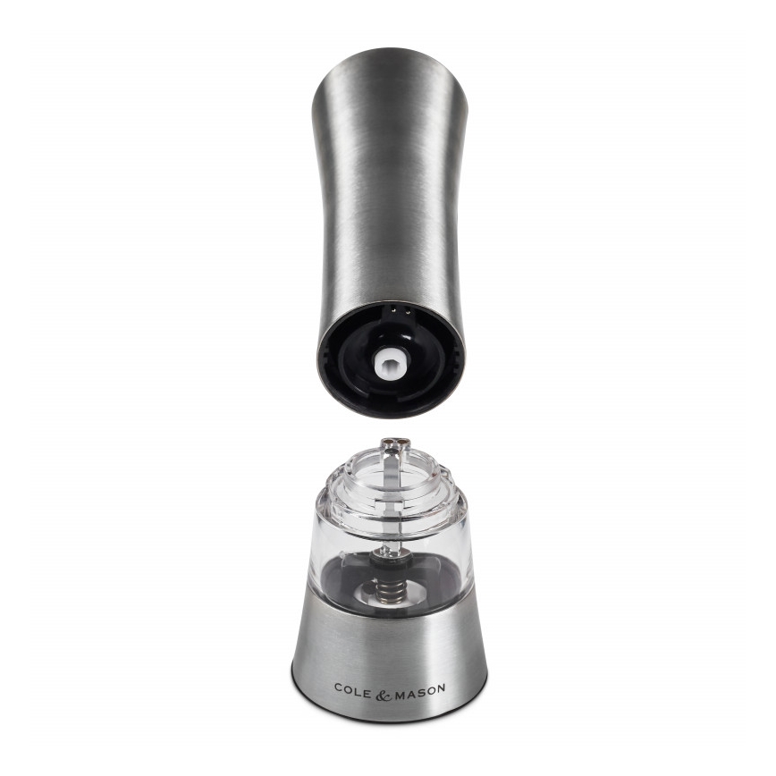 Cole&Mason - Elektrický mlýnek na sůl nebo pepř WITNEY CLASSIC 6xAAA 20,6 cm